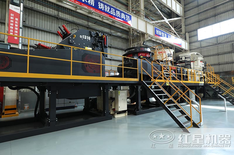 反擊破+圓錐破+制砂機(jī)圖片 反擊破+圓錐破+制砂機(jī)圖片