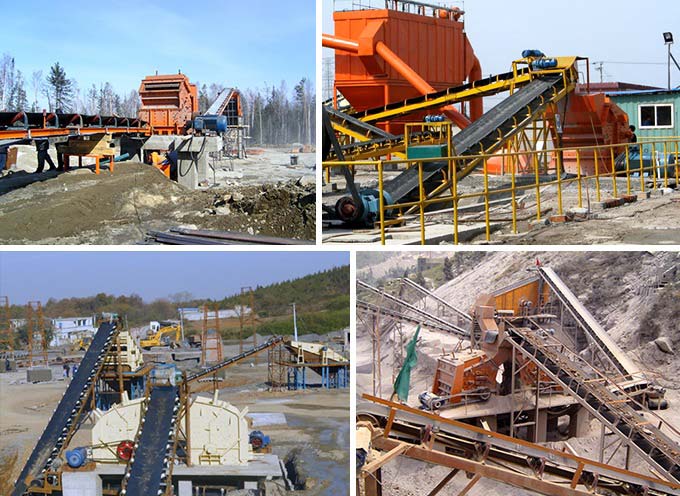 反擊式破碎機現(xiàn)場