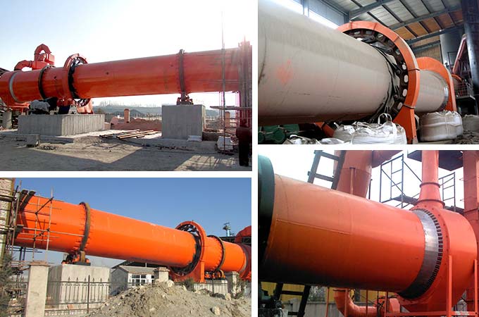 濕法回轉窯客戶現(xiàn)場