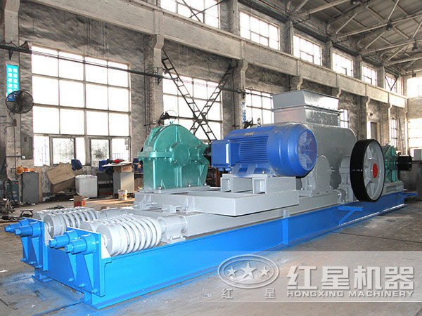 高爐礦渣對(duì)輥式破碎機(jī)生產(chǎn)車(chē)間