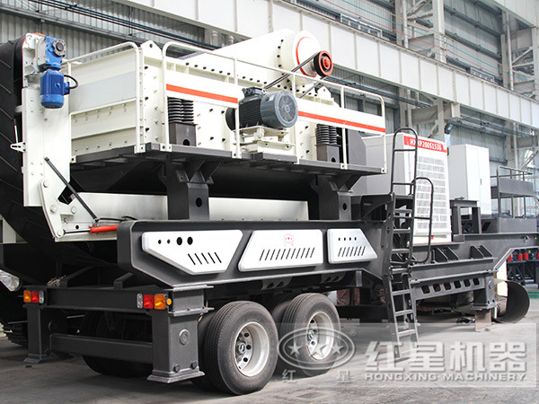 日出400立方的移動(dòng)碎石碾沙機(jī)，流動(dòng)破碎得心應(yīng)手