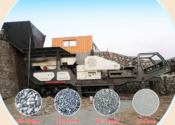 移動石頭磨沙機(jī)作業(yè)效果展示