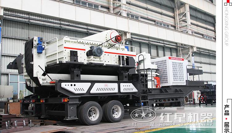 這部輪胎式移動青石破碎站作業(yè)零污染，價格還不貴，別猶豫啦！