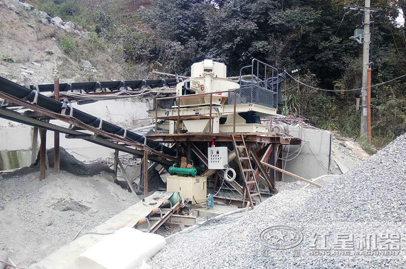 固定制砂機生產(chǎn)建筑用砂現(xiàn)場