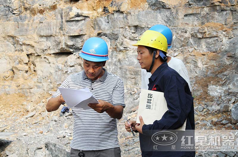 紅星技術人員現(xiàn)場勘察為用戶設計生產方案