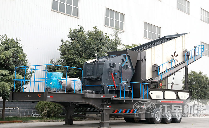 適合中軟材質(zhì)的城市建筑垃圾破碎的移動反擊粉碎機(jī)