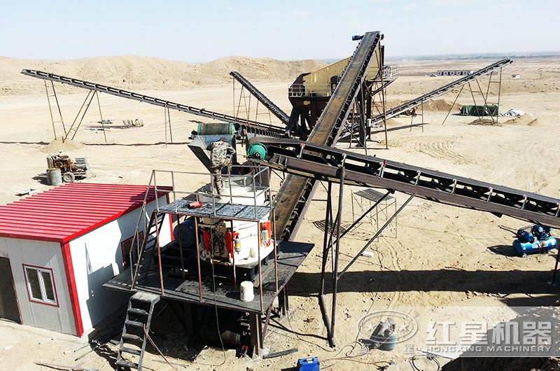 石灰石破碎生產(chǎn)線(xiàn)客戶(hù)現(xiàn)場(chǎng)二