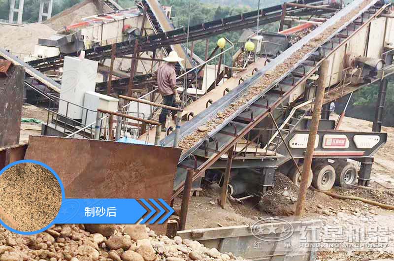 石頭制砂機(jī)制出的沙能用嗎？一臺設(shè)備多少錢（內(nèi)附生產(chǎn)現(xiàn)場視頻）