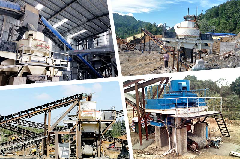 多地砂石制砂客戶(hù)現(xiàn)場(chǎng)合集