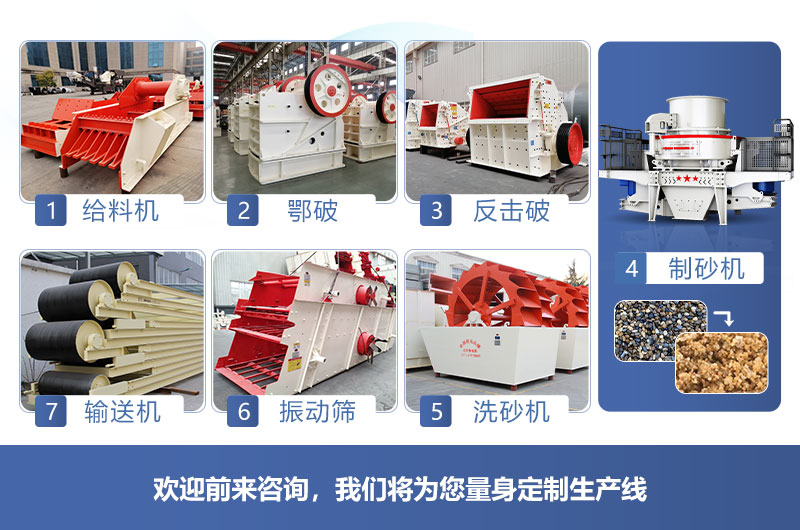 機(jī)制砂生產(chǎn)線流程，紅星可在線定制搭配生產(chǎn)線